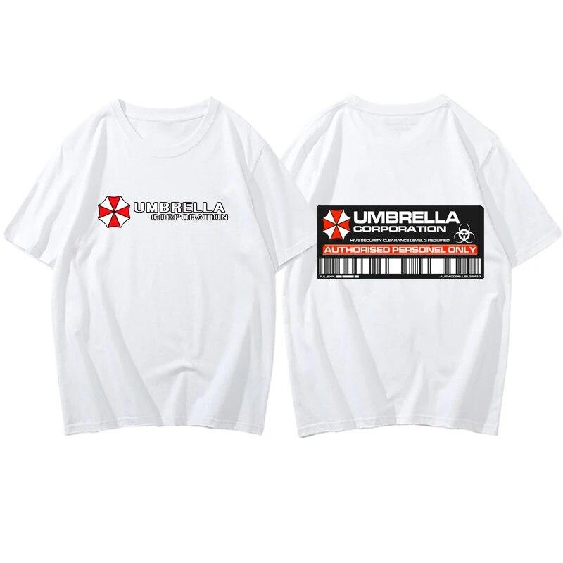 Harajuku Japan Anime Umbrella Corporation Same Style Printed T-shirt Streetwear Hipster Unisex Tshirt Καλοκαιρινή μόδα Γυναικεία μπλουζάκια