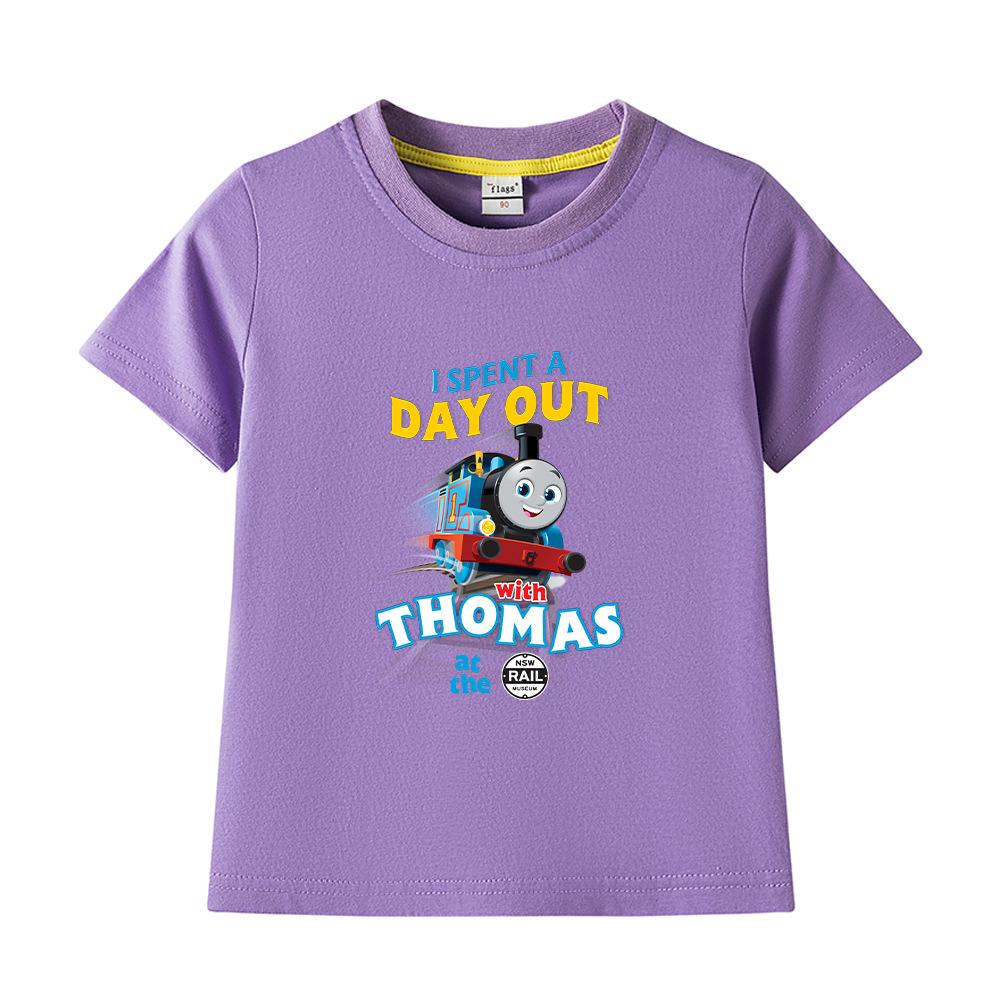 Boys' Printed Short-Sleeve Cotton T-shirt - 2023 Summer Fashion