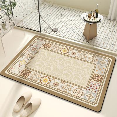 Podložka do kúpeľne z rozsievkovej hliny Rýchloschnúca Kúpeľňová protišmyková podložka Dverové rohožky do toalety Absorpčná podložka Kúpeľňový Kúpeľňový koberec