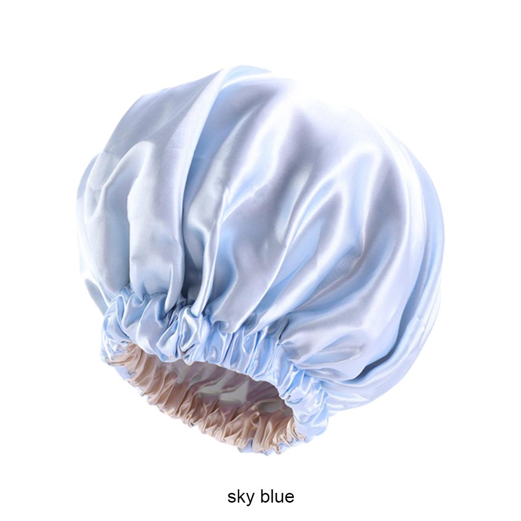 Sleep Cap For Comfortable Night S Rest Made With Satin Double Layer Hair Bonnet