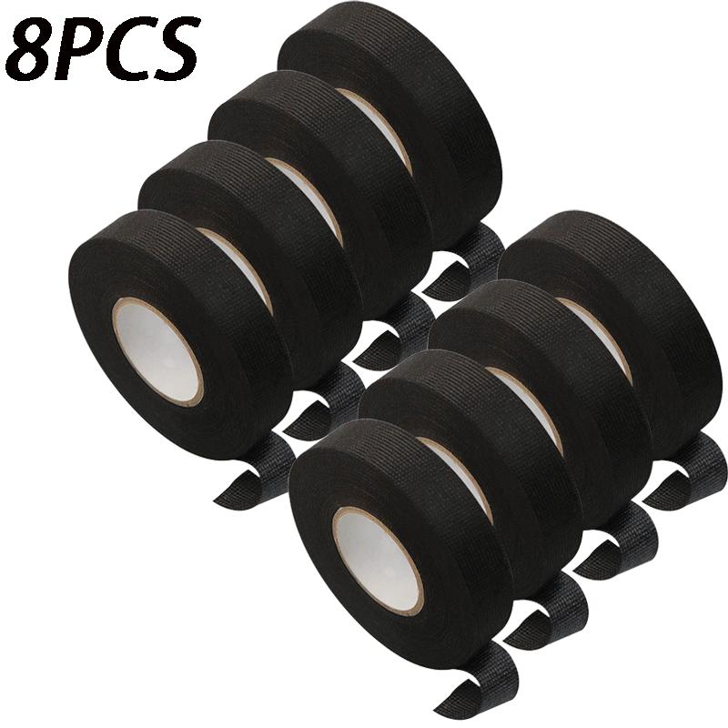 1-10PC Electrical Insulating Tape Heat Resistant Harness Tape 9/15/50MM Car Cable Harness Wiring Loom Protection Waterproof Tape