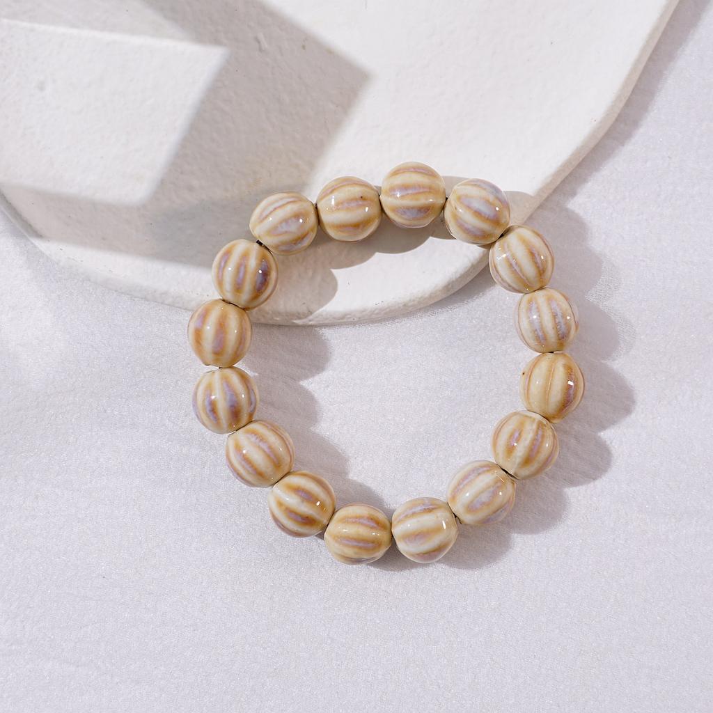 Ceramic new fashion flower glaze bead bracelet multi-color leisure ethnic style student
