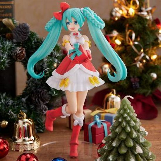 Cherry Blossom Pink Hatsune Miku Figurine - Anime Princess Desktop PC or Car Decoration Ornament