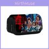 Stranger Things 4 Dual Layer Pencil Case With Large Capacity For Students And Office Use
