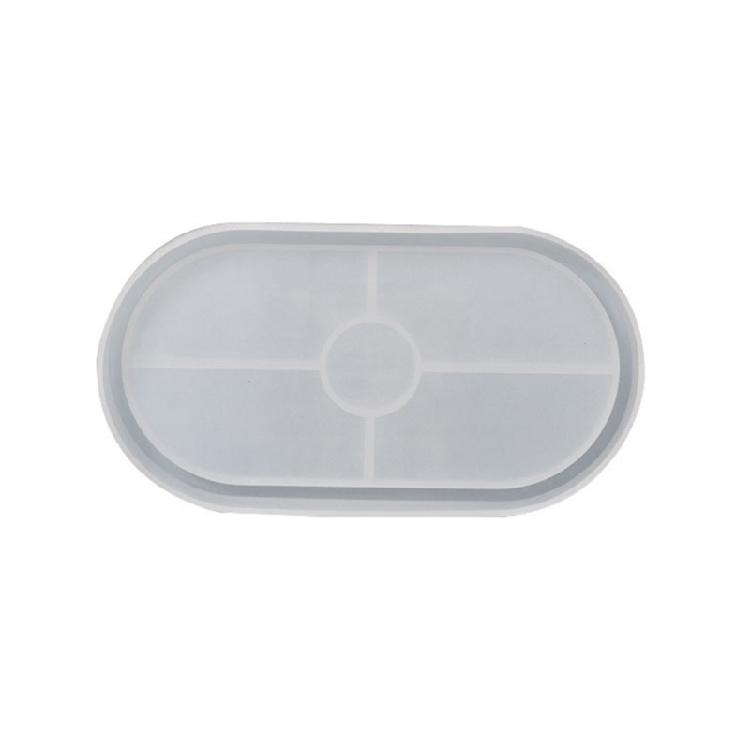 

Silicone Tray Mold Oval Coasters Mold Oval Epoxy Resin Casting Mold for Resin Art Home Decor Silicone Jewelry Box Mold 1