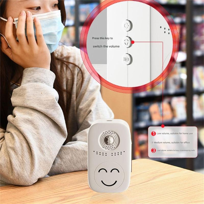 With Human Body Detection Customizable Voice Alerts And In Rechargeable Battery