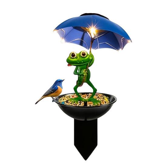 2D Acrylic Animal Garden Stake, Frog Rooster Giraffe Mushroom Yard Art Sign, Decorative Welcome Sign for Outdoor Yard Lawn Pathway