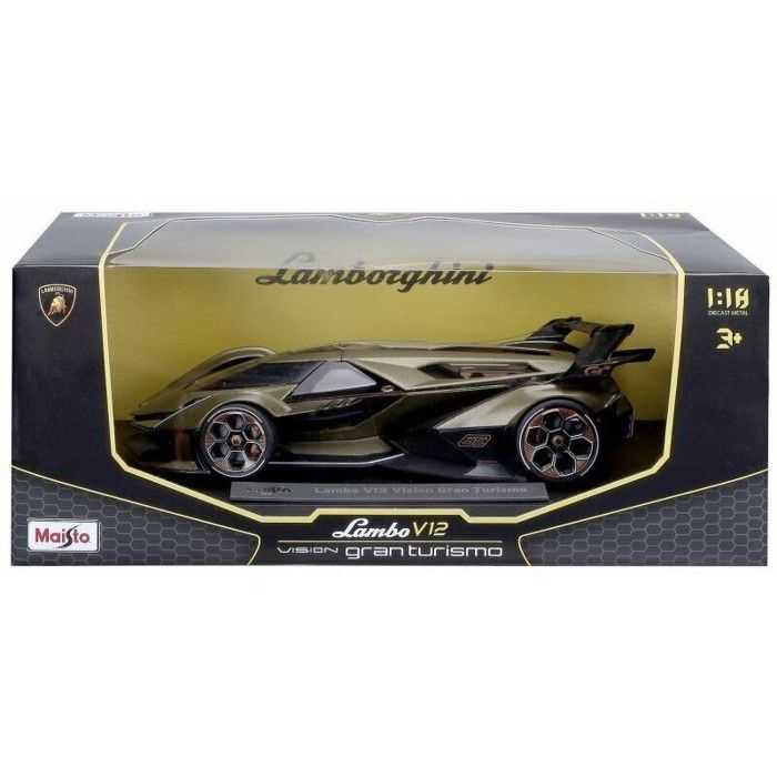 Miniatures montées - Lamborghini Vision V12 GRAN TOURISMO - Verte 1/18 Maisto