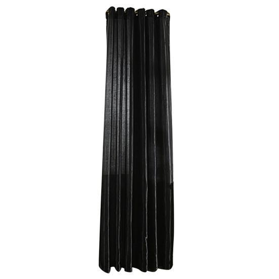 100x250cm Punching Solid Color Soft Window Blackout Curtain Bedroom Draperies