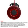 DC 12-24V car horn, trucks,excavators,vans modified reversing horn, 10W horn with LED light,105dB beep sound buzzer warning horn