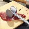 Dual-Sided Meat Tenderizer Aluminum Alloy Steak Hammer for Smashing Slapping Knocking Beef for Outdoor Picnics BBQ Kitchen Tool