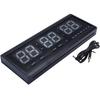Large Modern LED Digital Wall Clock Date Temperature 24 Or 12 Hour Office