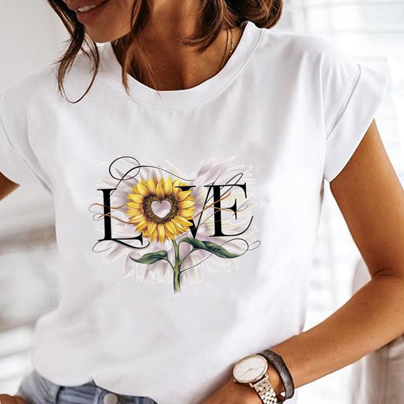 (Asian Size) butterfly style cute Clothing Casual T Shirt Fashion Women Tee Top Printed Lady Female Graphic  Short Sleeve T-shirts