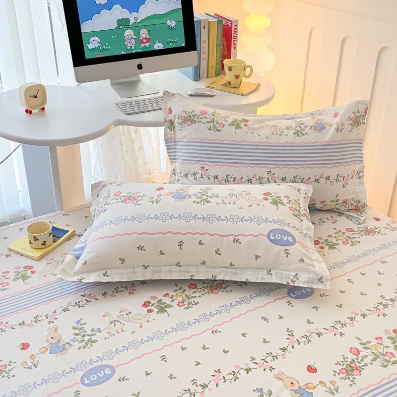 Hautfreundlicher Kissenbezug Reiner Baumwoll-Kissenbezug 48x74cm Kissenbezug 2 Stück Druck Kissenbezug Kissenbezug fundas de almohada