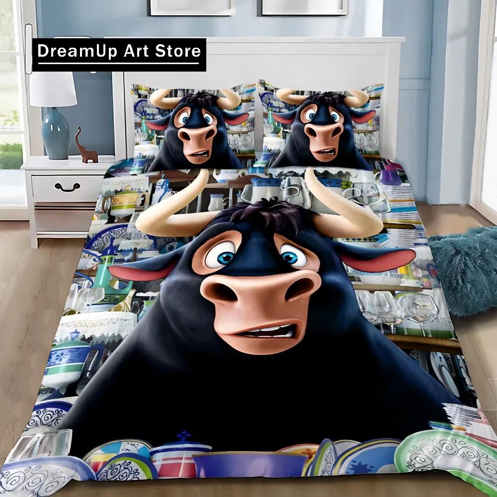 Cute Animal F-Ferdinand Printed Bedding Set Boys Girls Twin Queen King Size Duvet Cover Pillowcase Bed boys Adult Birthday Gifs