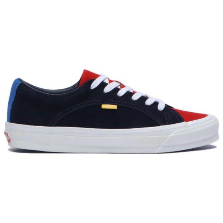 Vans Lampin OG LX Unisex Low Top Sneakers Black Red VN0A7Q4UY9T