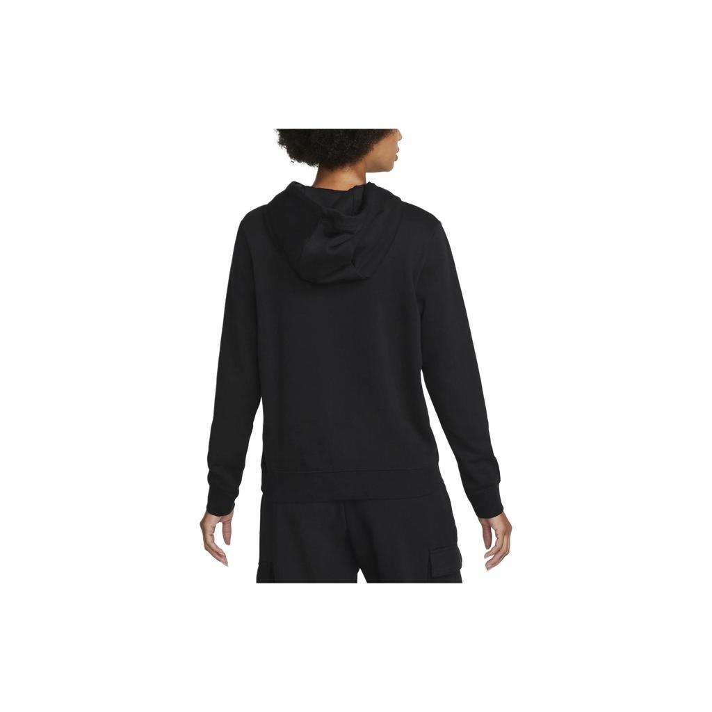 Nike Effen Kleur Casual Hoodie met Lange Mouwen Dames sweatshirt Zwart DQ5794-010