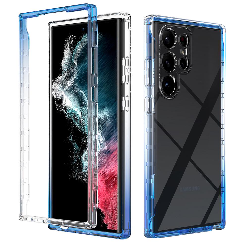 Clear Gradient Phone Case for Samsung S24, S23FE, S23, S23 Ultra, S22, S21, S20FE