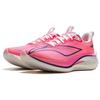 New LiNing Red Hare 7 Pro Cushioned Slip Resistant Abrasion Resistant Low Top Casual Running Shoes Women's Fluorescent Pink ARPU002-21