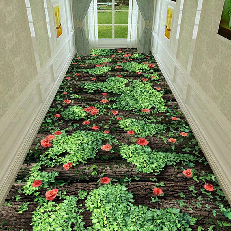 Europe Hotel Carpet Corridor Entrance/Hallway Anti-Slip Stairs Carpet Living Room Bedroom Rug