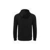 Li Ning Badminton Series Logo Print Zipper Fleece Long Sleeve Hoodie Men Hoodies Black AWDSA03-2