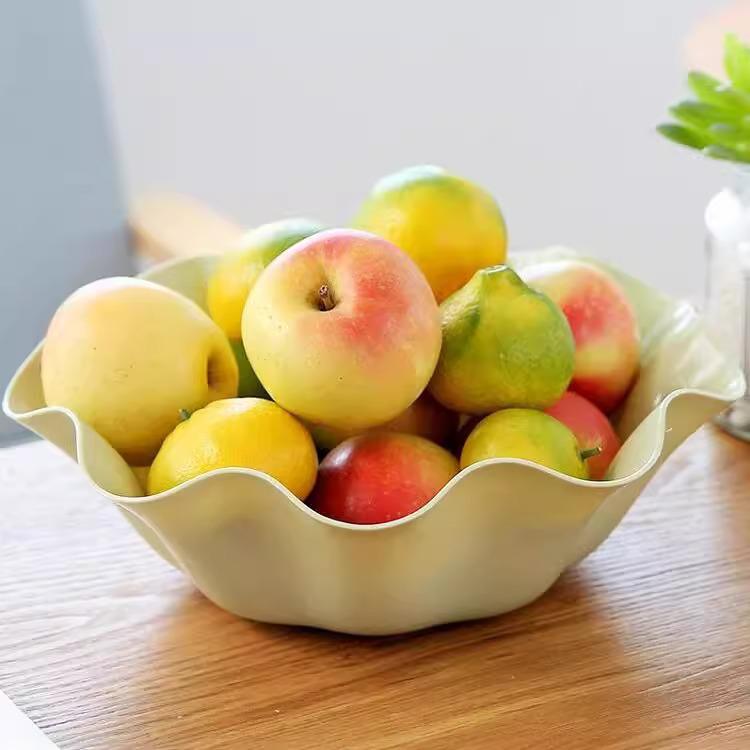 European Style Plastic Fruit and Snack Plate for Home and Office