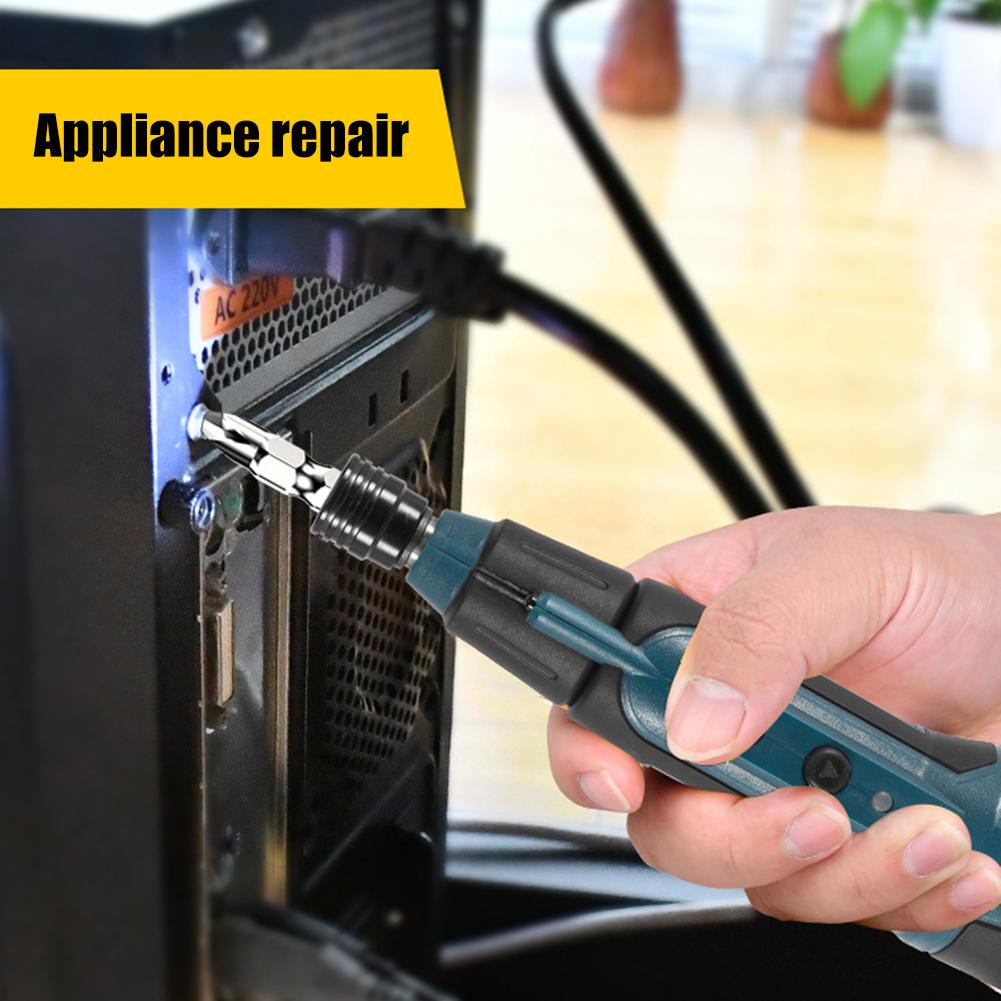 3.6V Electric Screw Driver USB Rechargeable Small Electric Power Screwdriver Set 200rpm/min 2Nm for Removing/Tightening Screws