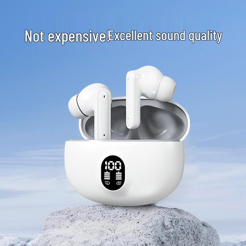 New Wireless Bluetooth Noise-Cancelling Earbuds with Digital Display and Dual In-ear Design for High-Quality Sound In Sports