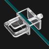 6 Pieces Fish Tank Screen Net Holder Bracket Landscape Net Mounting Holder Multifunctional Transparent Acrylic Bracket