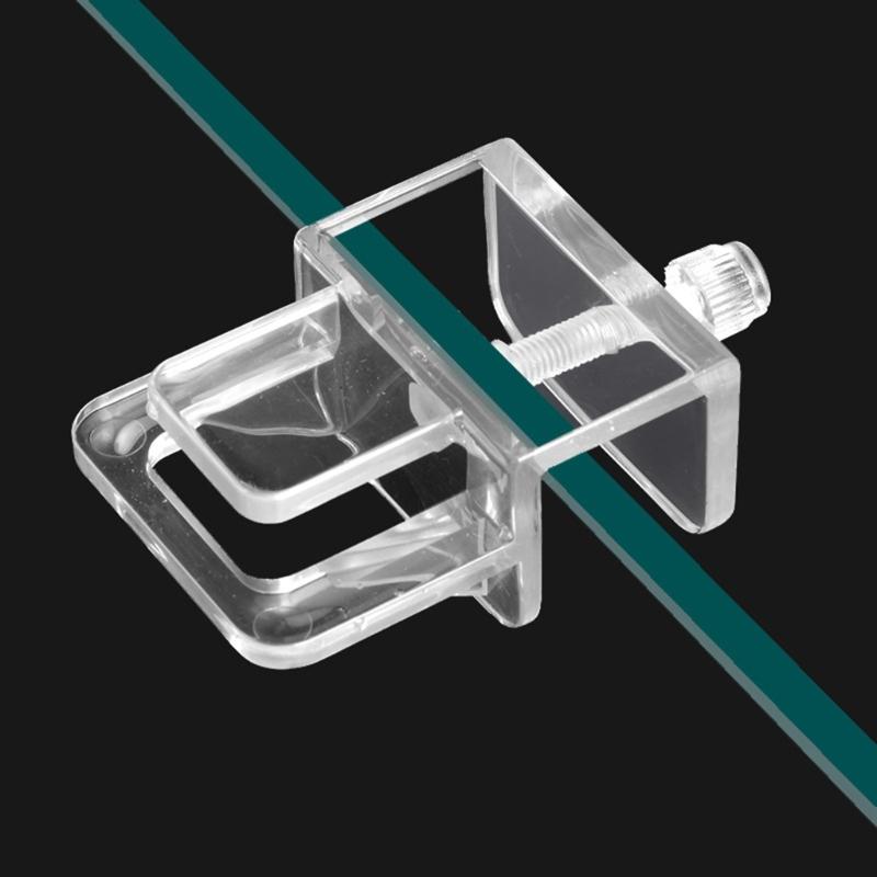 6 Pieces Fish Tank Screen Net Holder Bracket Landscape Net Mounting Holder Multifunctional Transparent Acrylic Bracket