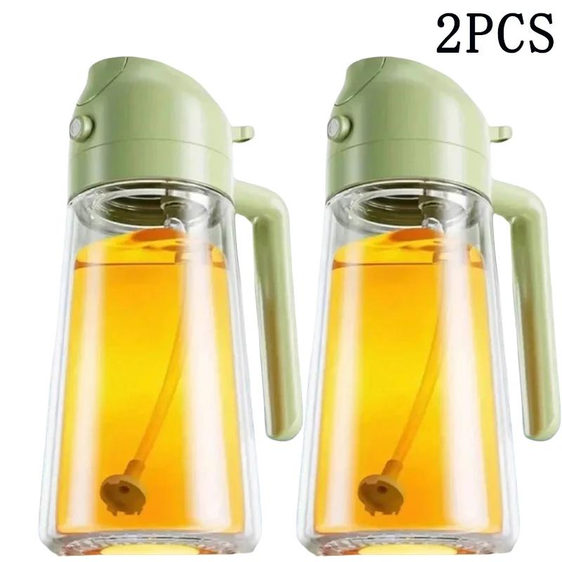 Kitchen Oil Spray Bottle Household Spray Pour Dual-use Air Fryer Olive Oil Cooking Oil Barbecue Spray Atomized Oil Spray Bottle