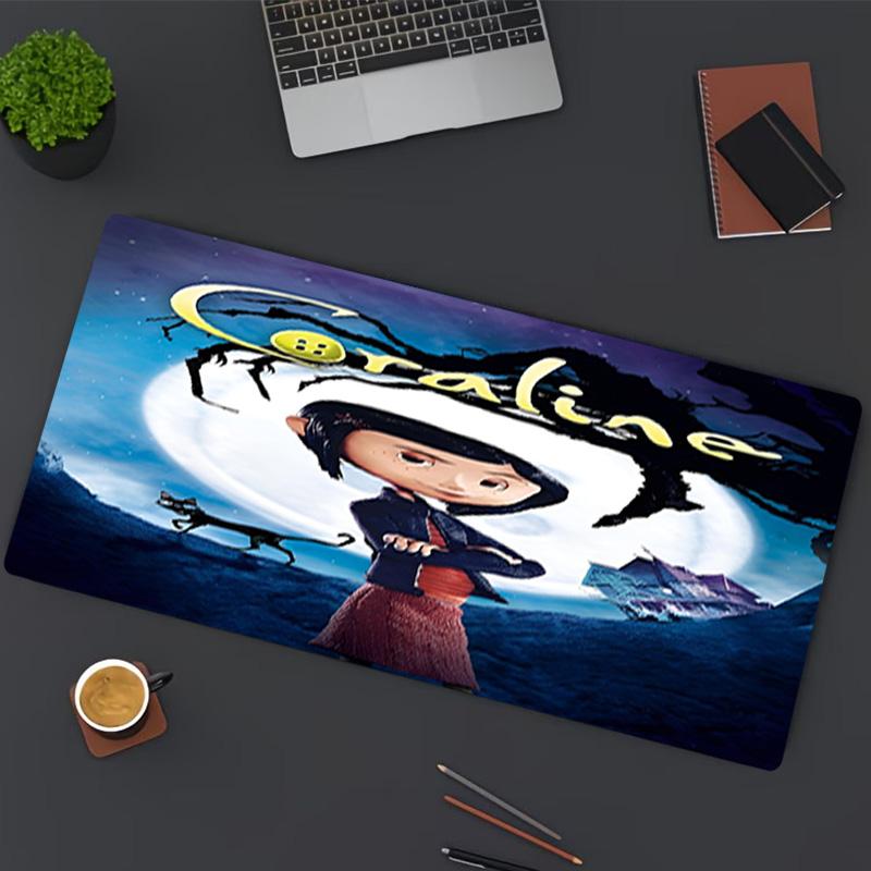 Coraline Print Mouse Pad, for Keyboard Pad Laptop PC Mat for Office Home Use, Desk Decor, Perfect Birthday Gift for Gamers