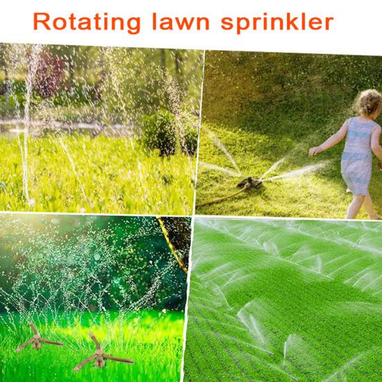 Zraszacz obrotowy o zakresie 360 stopni, duży obszar pokrycia, automatyczny system nawadniania domowego, zraszacz wysokociśnieniowy