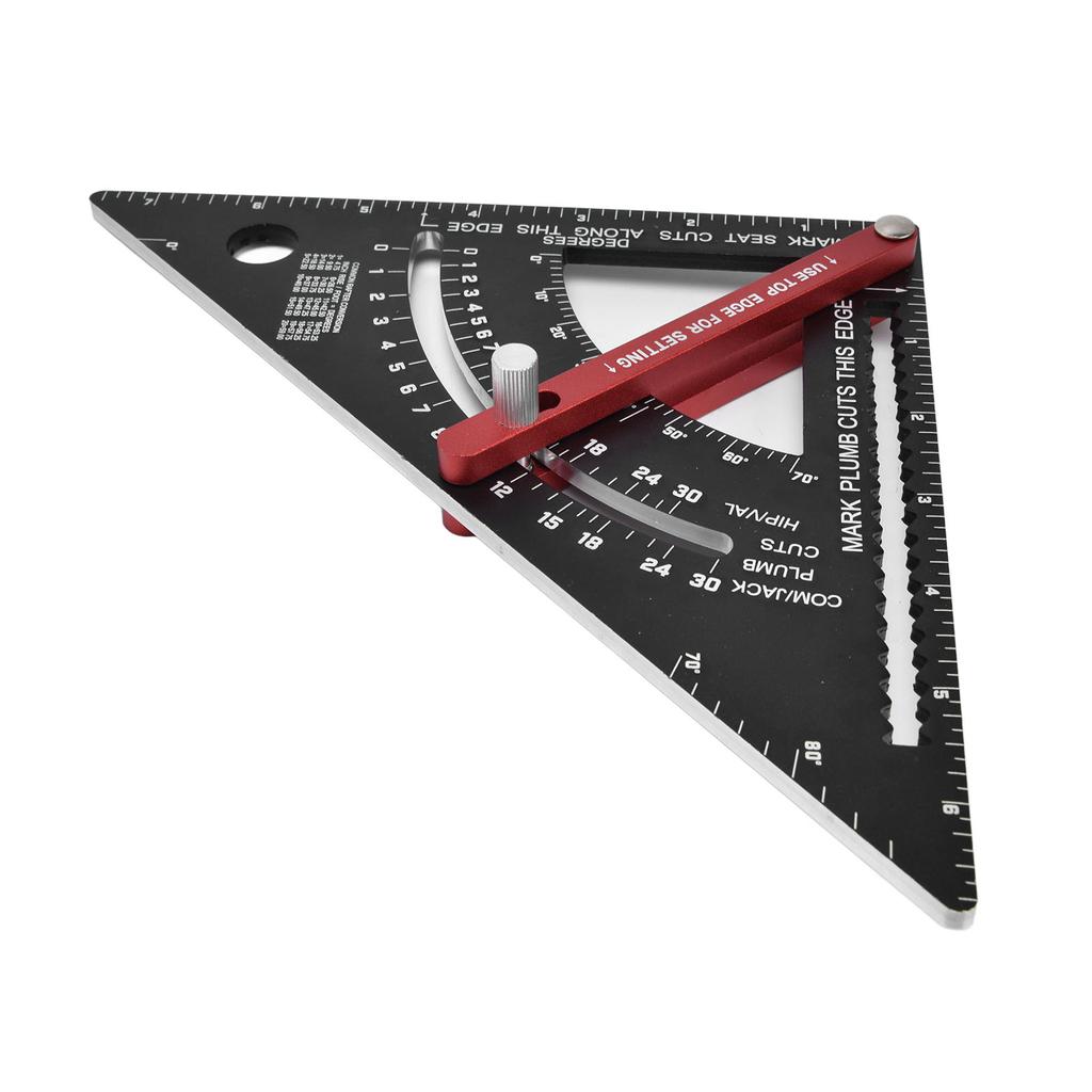 Adjustable Triangle Ruler Movable Aluminum Alloy Multifunctional Woodworking Layout Tool