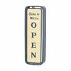 Dulton Wall Mount Spinner Sign Open Closed Navy A Nostalgic Yet Fresh and Charming Rotating Sign OPEN CLOSED Guidance For Stores Wall Mounted Height