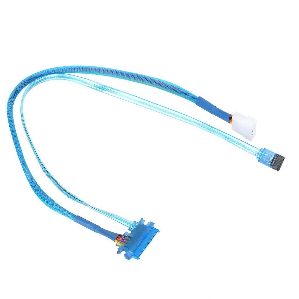 SATA3.0 Cable 7+15Pin 4Pin Male To Female Hard Drive Power Cord for 2.5 3.5in HDD