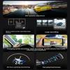 Dash Cam with Triple Recording, HD 1080P, WiFi, Infrared Night Vision, and Ultra-wide-angle Triple Lens