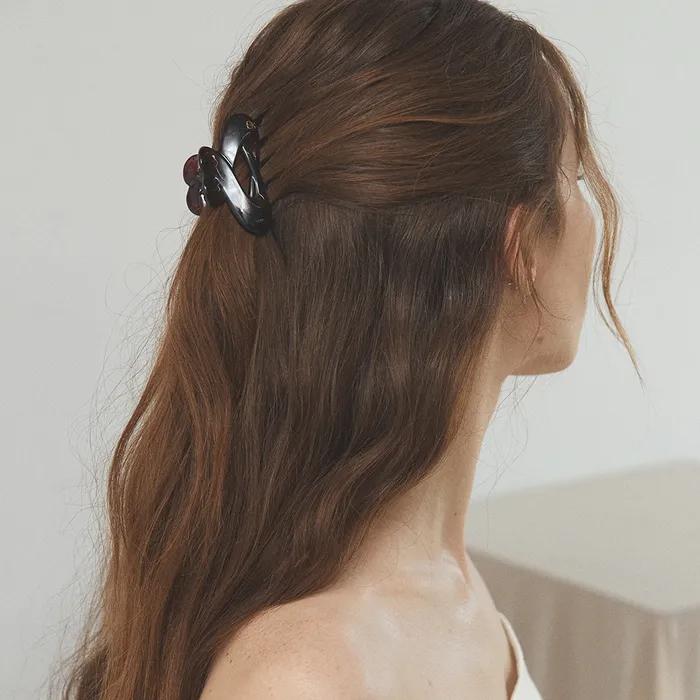 Mini Pretzel Hair Claw Clip, Sylvie_3 Colors
