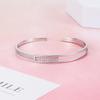 Gypsophila Diamond Bangle: High-Quality, Super Shiny, Openable Bracelet for Women, Simple Fashion Accessory 2022