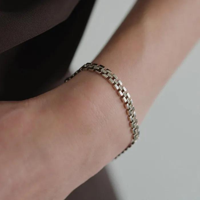 _tank Chain Bracelet: Diamond.