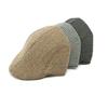 Jesień Zima Męski Kapelusz Średniego Wieku i Starszy Retro Kapelusz z Daszkiem Brytyjski Beret Mała Pepitka Bawełniany Kapelusz