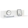 VidaXL Wall Shelves 2 Pcs White 75x16.5x16.5 Cm Engineered Wood, Floating Shelf, Hanging Shelf, Wall Shelf 860031