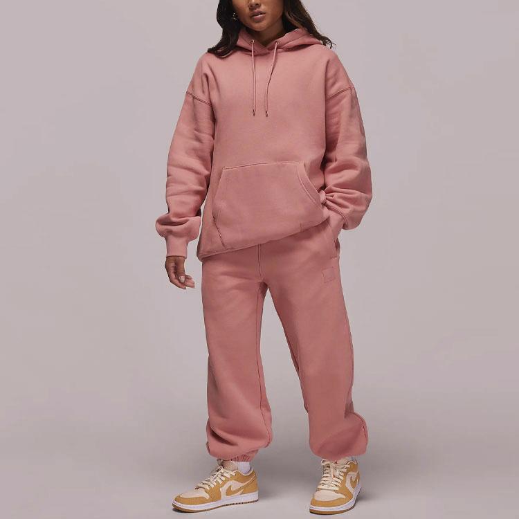 New JORDAN Knitted Sweatpants Women's Pink FB5114-618
