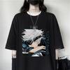 T-shirt con Stampa Gojo Satoru Anime Jujutsu Kaisen Donna Casual Marca Top Estate 2022 Manica Corta Ampia Morbida Maglietta Donna