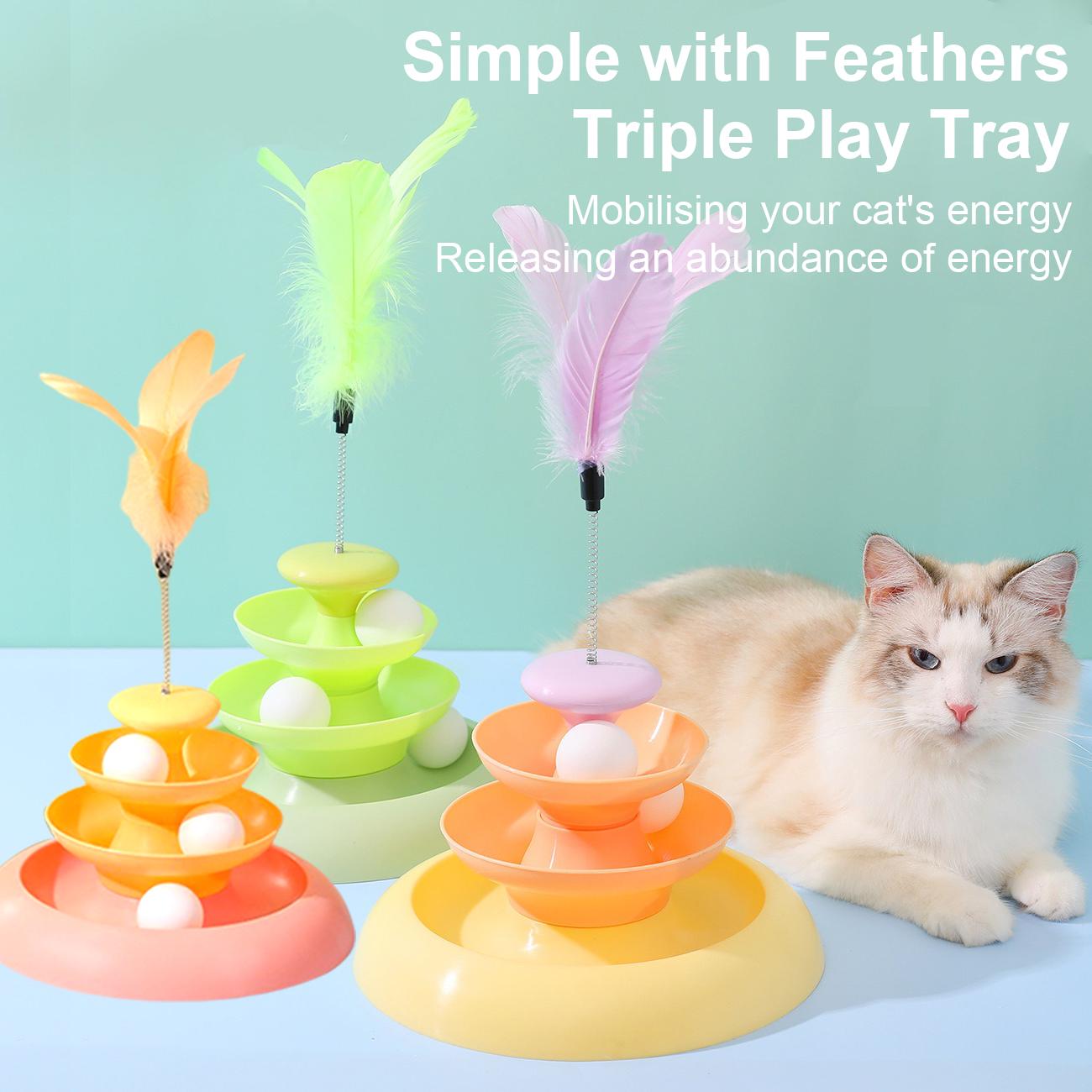 

Игрушки для кошек Карусель Мяч Дразнящий кошачий ... оранжевый
