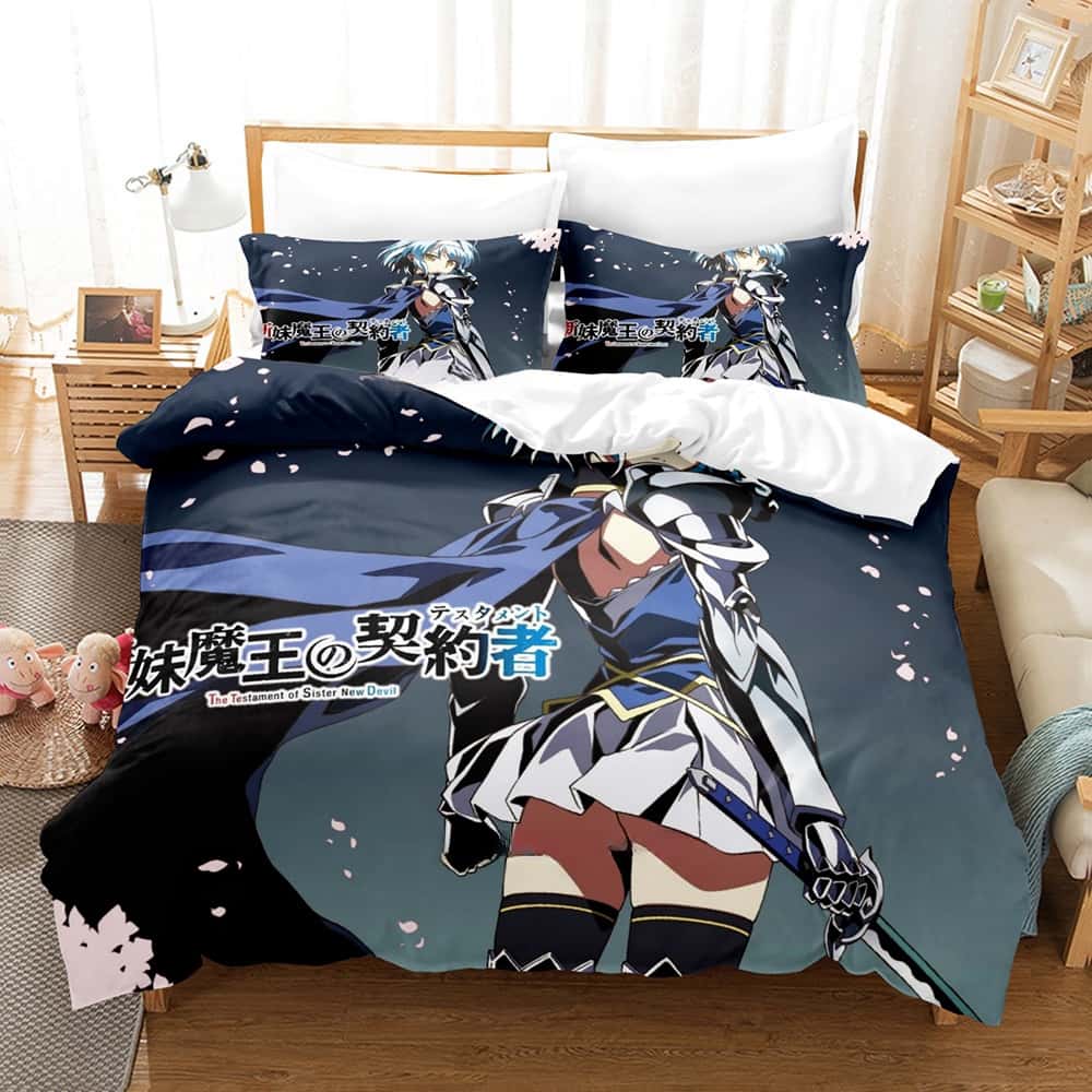Anime The Testament Of Sister New Devil Bedding Set Single Twin Full Queen King Size Bed Set Adult Kid Bedroom Duvet Cover Sets