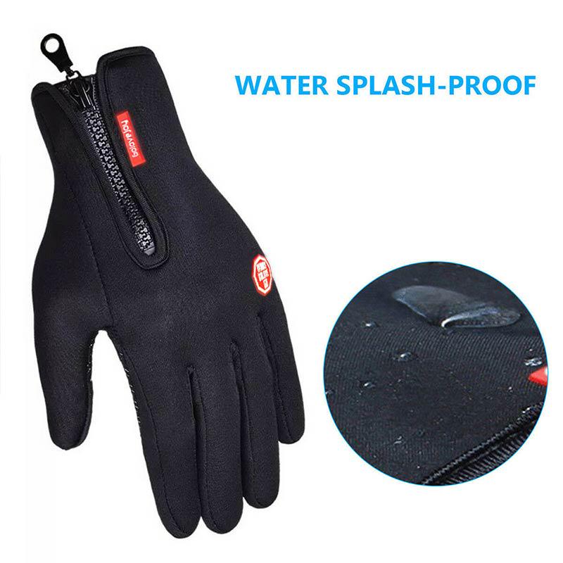 Trendy Unisex Windproof Thermal Warm Gloves Women Waterproof Touch Screen Anti-slip Men Winter