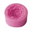 3D Blomma Bloom Rosform Silikonfondant Tvålkaka Bakning Gelé Godis Dekorationsformar Choc B9J6