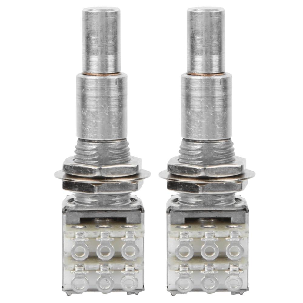2PCS B50K Value Bass Guitar Potentiometer Metal B50K Potentiometer  Electric Bass Guitar