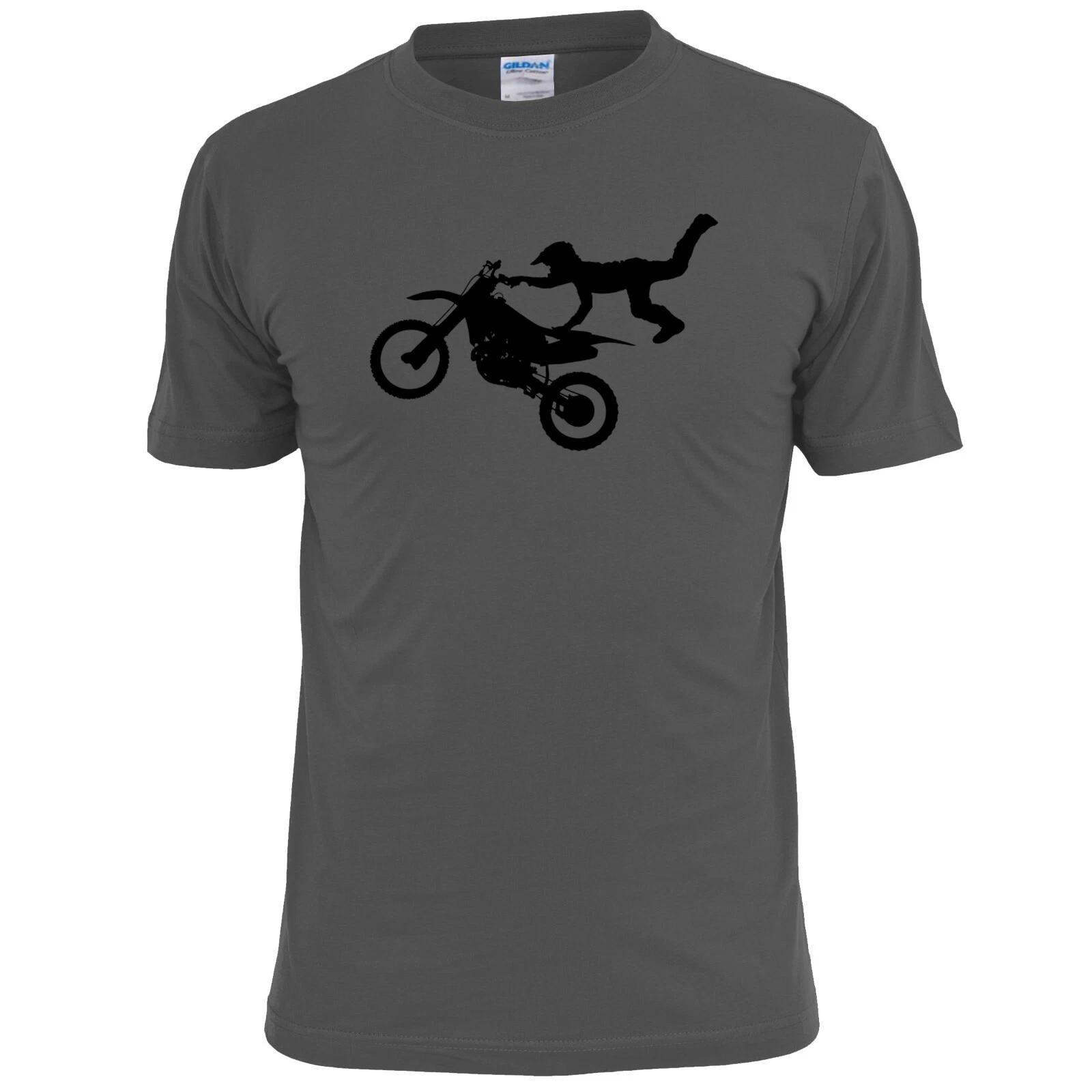 Mens Trials Stuntman Motorcycle Blueprint T shirt Scrambler S